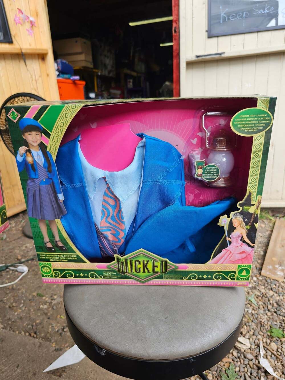 Wicked Deluxe Shiz University Uniform & Accessories Costume Set Size 4-6X